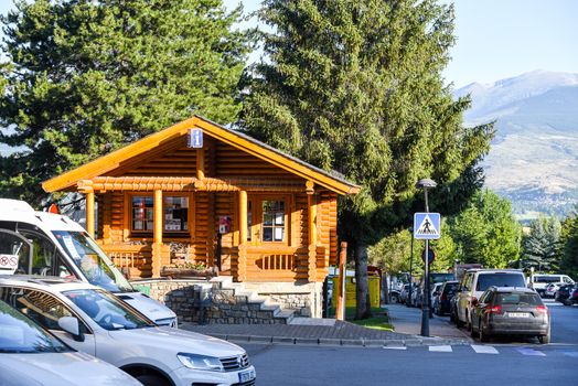 Alp, Spain : 2020 19 July : Touristic Information Office in Summer. Alp, Spain  on July 2020.