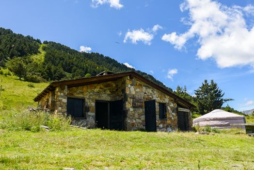 Grandvalira El Tarter : 2020 16 July : Shelter in Andorra, Refugi de RIba Escorjada in El Tarter on Summer 2020.
