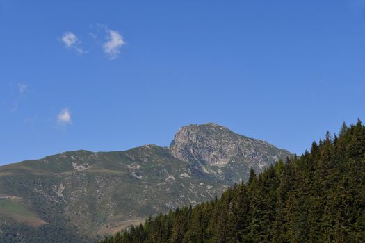 Mount Mucrone, seen from the east, overlooks the Biella area