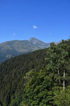 Mount Mucrone, seen from the east, overlooks the Biella area