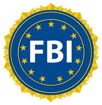 A muck up of the seal with the FBI text in the center.