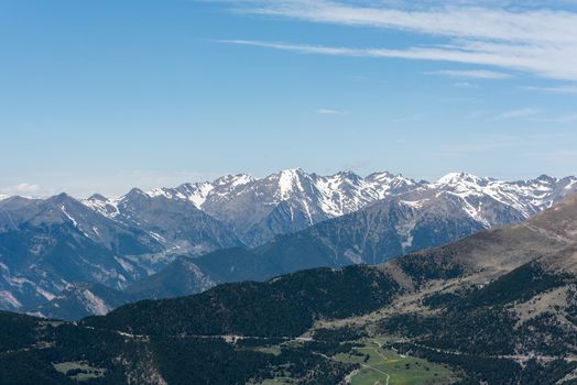 Summer ski station in Canillo, Andorra.