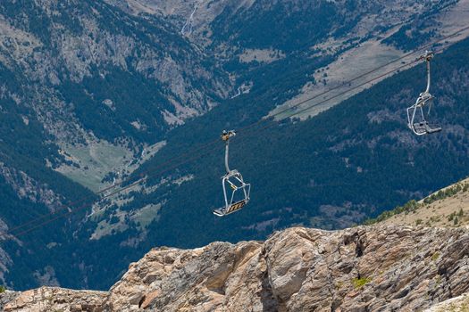Summer ski station in Canillo, Andorra.