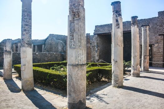 Pompeii internal garden of a house