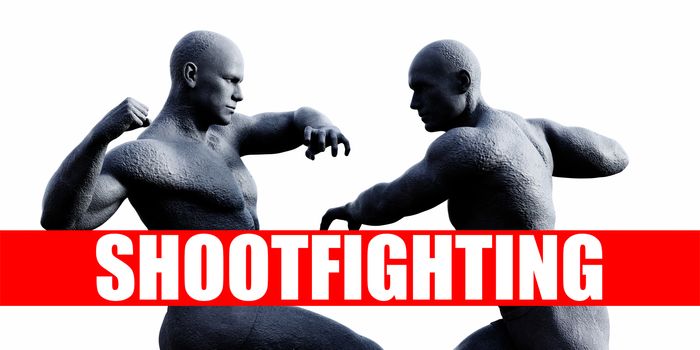 Shootfighting Class Combat Fighting Sports Background