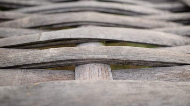 Background image of a bridge made of bamboo weaving together. It is a popular bridge made in the countryside in Southeast Asia.