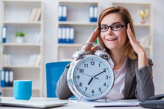 Businesswoman working in the office
