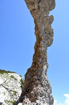 Hajdučka vrata natural phenomenon on mountain Čvrsnica, Bosnia and Herzegovina