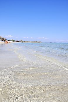 Crystal Clear water and beautiful beaches in Cyprus during summer vacation