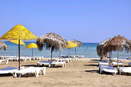 Vacation, sunshine, island, Cyprus, Mediterranean sea, sandy beach