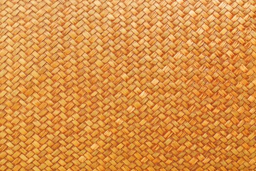 Brown rattan texture background pattern.