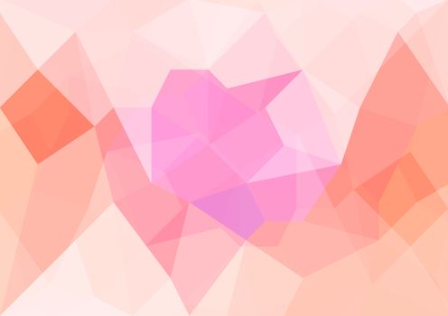 Pink Color abstract geometric background texture.