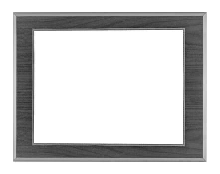 Wooden frame vintage isolated background.