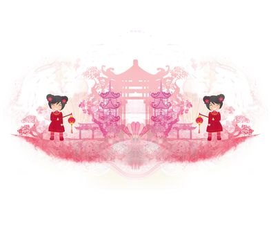 Mid-Autumn Festival for Chinese New Year - card