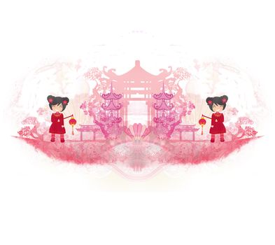 Mid-Autumn Festival for Chinese New Year - card