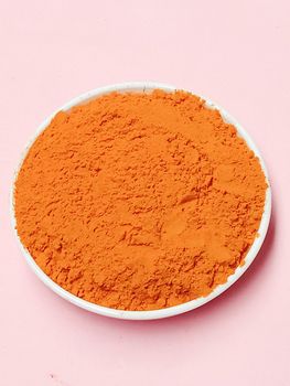 spicy and hot Turmeric powder on bowl