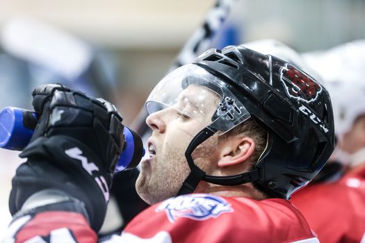 MELBOURNE, AUSTRALIA - JUNE 21: Canada Vs USA in the 2019 Ice Hockey Classic in Melbourne, Australia