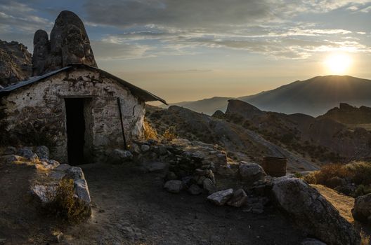 Russo Cabin - Marcahuasi stone forest - located above the town of San Pedro de Castas, Peru