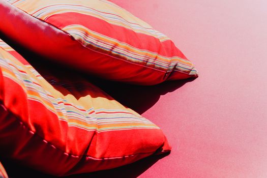 Image of Colorful Cushion In Sofa