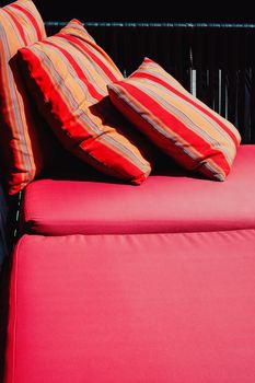 Image of Colorful Cushion In Sofa