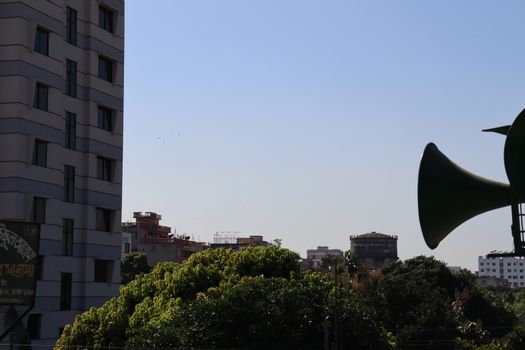 apartment building view for living on city