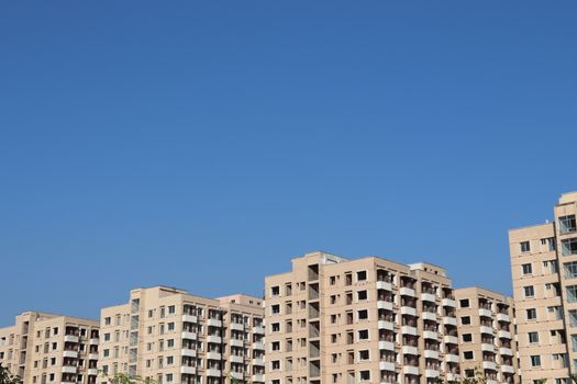 apartment building view for living on city