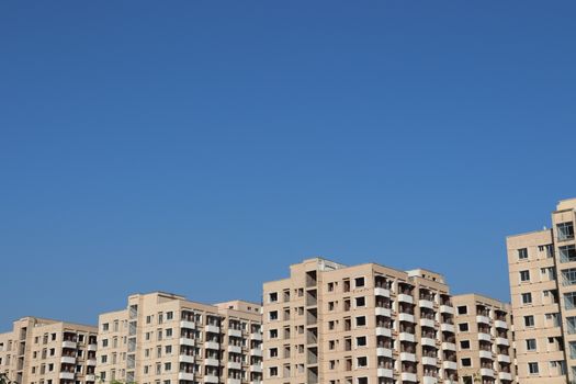 apartment building view for living on city