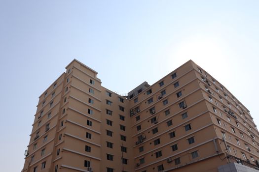 apartment building view for living on city