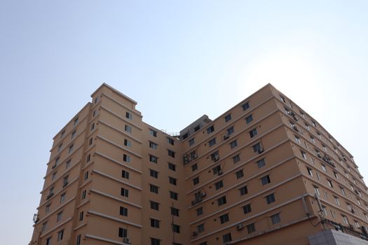 apartment building view for living on city