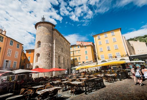 Templar Tower
 on Place Massillon in Hyères in France