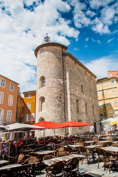 Templar Tower
 on Place Massillon in Hyères in France