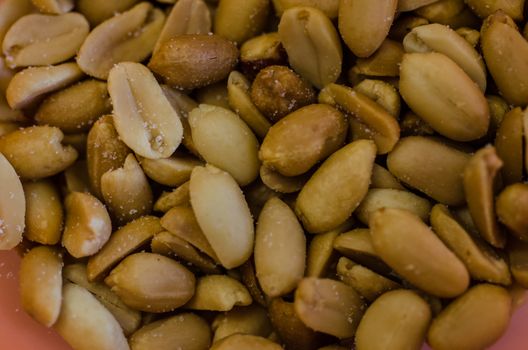 Salty peanuts background, concept background for print