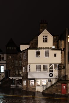 Edinburgh Scotland - March 19th 2020 John Knox House in Scotland