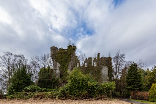 Buchanan castle scottish ruin