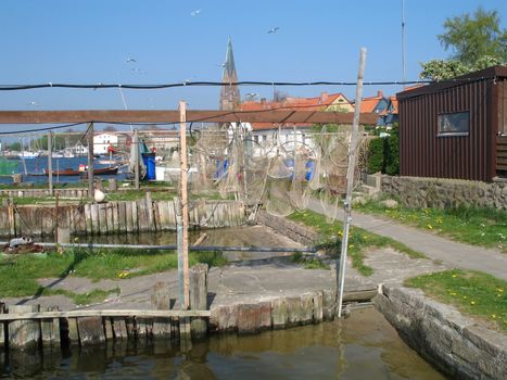 The fishing village Holm is a part of the town of Schleswig, Schleswig-Holstein, Germany.