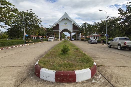 Veunkham checkpoint in Champasak. This is only International border check point crossing to enter Laos by land from Cambodia.