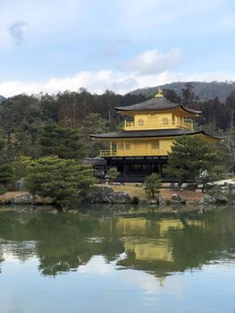 inkaku-ji, the Golden Pavilion,  temple in Kyoto, Japn