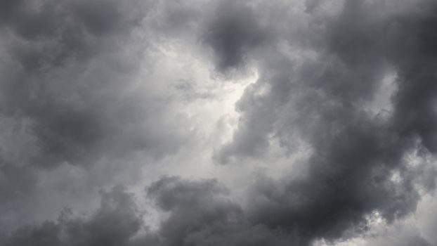 storm clouds background view from ground surface