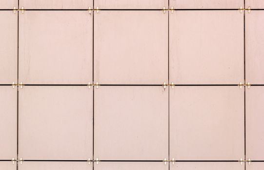 Beige porcelain tiles outdoor building wall cladding background