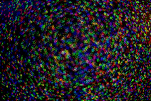 natural small rgb lens blur on dark bokeh background