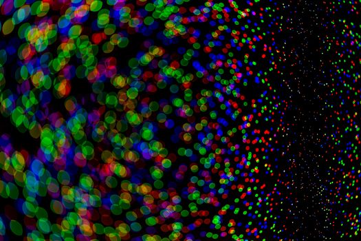 natural small rgb lens blur on dark bokeh background
