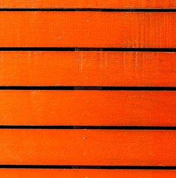 Beautiful orange wood wall surfaces.