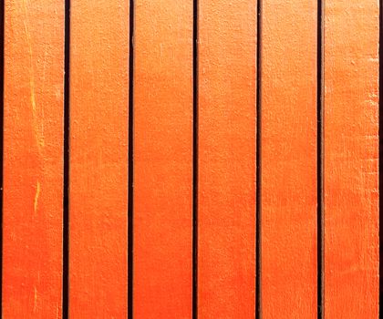 Beautiful orange wood wall surfaces.