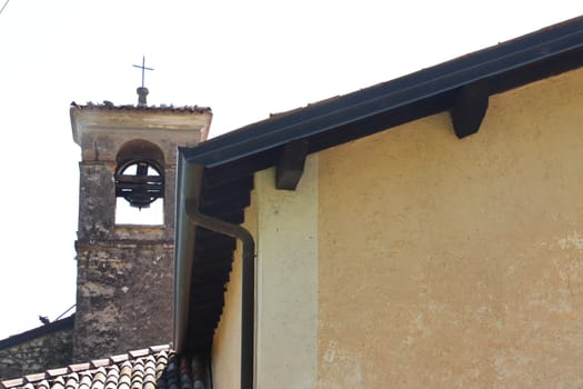 ancient sanctuary of Supina, catholic church building in Toscolano, Brescia, Italy