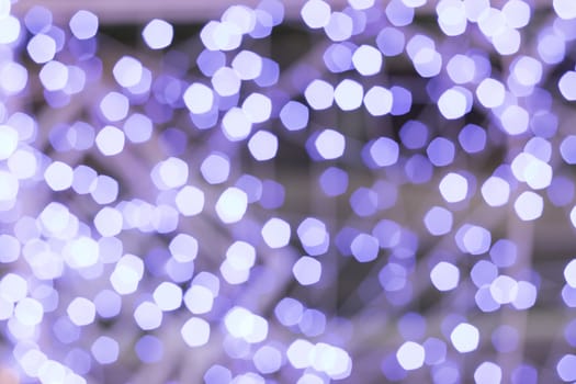 Blur - abstract bokeh circle string lights for background wallpaper