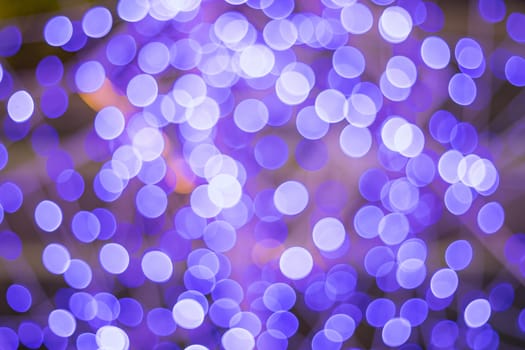 Blur - abstract bokeh circle string lights for background wallpaper