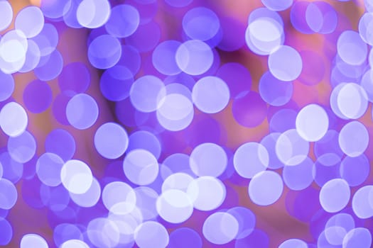 Blur - abstract bokeh circle string lights for background wallpaper