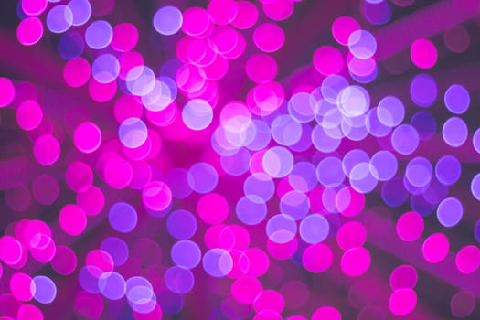 Blur - abstract bokeh circle string lights for background wallpaper