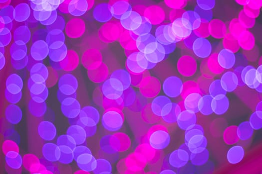 Blur - abstract bokeh circle string lights for background wallpaper