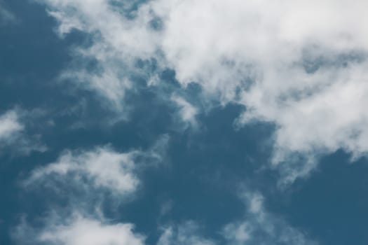 Clouds on the sky. White clouds